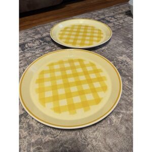 2-Vtg BUTTERNUT C4382 by Mikasa Dinner Plate 10.75" NEW NEVER USED made in Japa